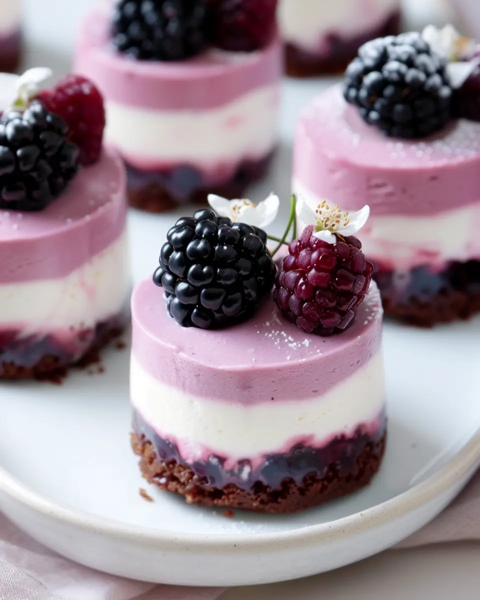 Mini Blackberry Mousse Cakes: Easy Indulgence for Any Occasion