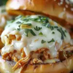 Chicken Alfredo Sloppy Joes