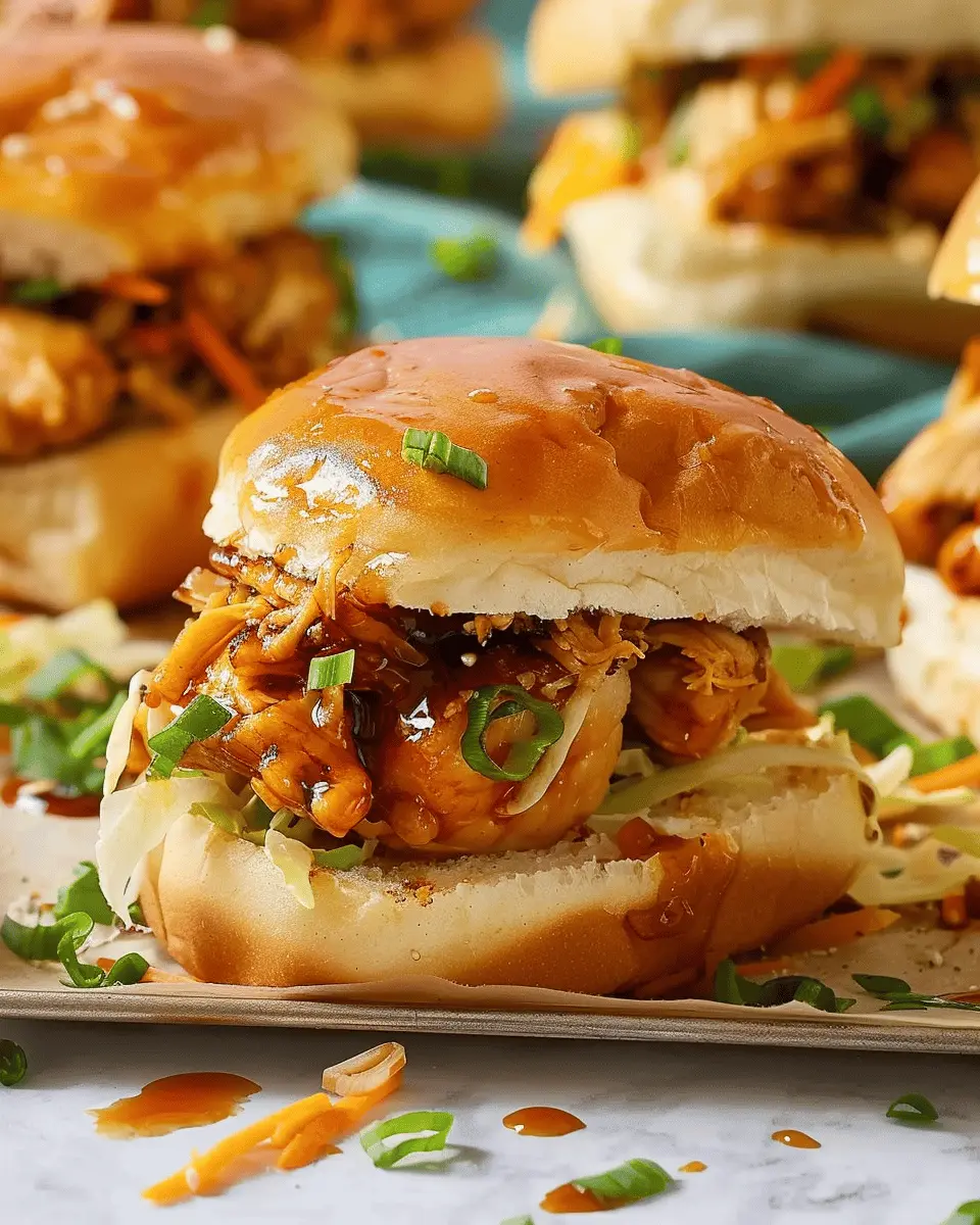 Teriyaki Chicken Sliders: Easy and Juicy Homemade Delights