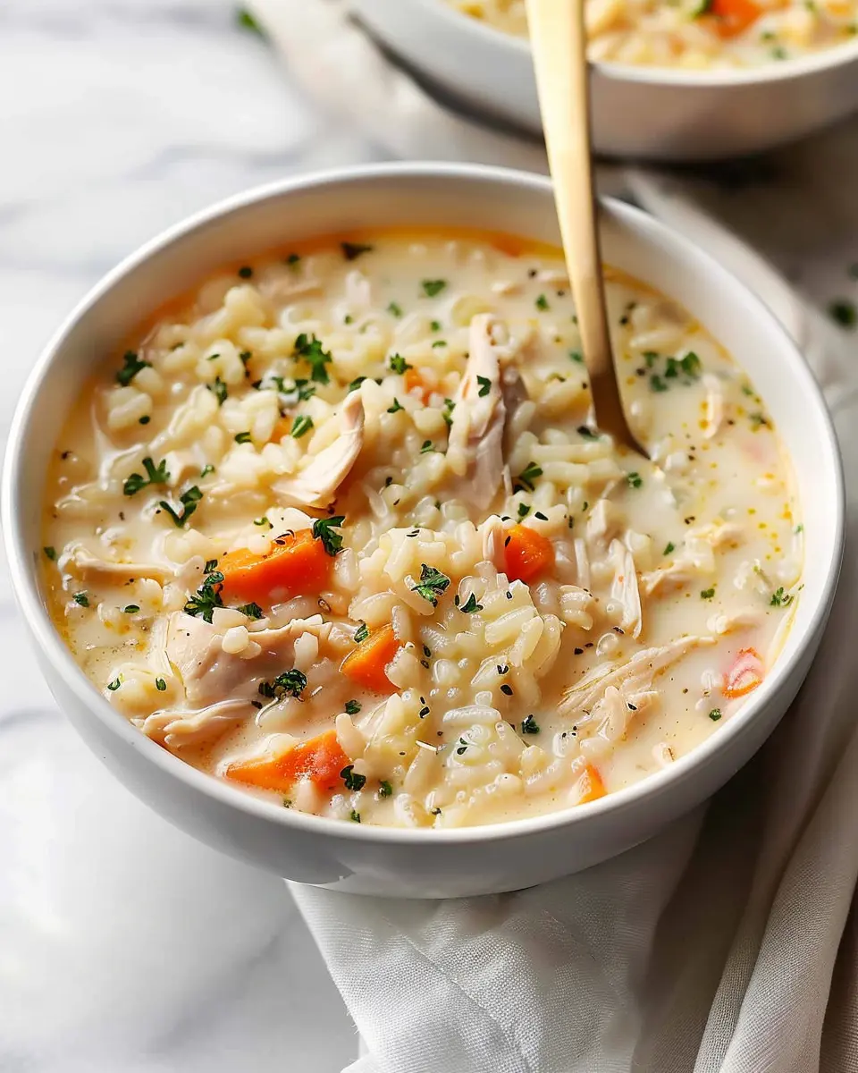 Creamy Chicken and Rice Soup: The Best Comfort Food Recipe