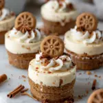 No-Bake Gingerbread Cheesecake Cups Recipe