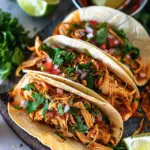 Slow Cooker Shredded Chicken Tacos