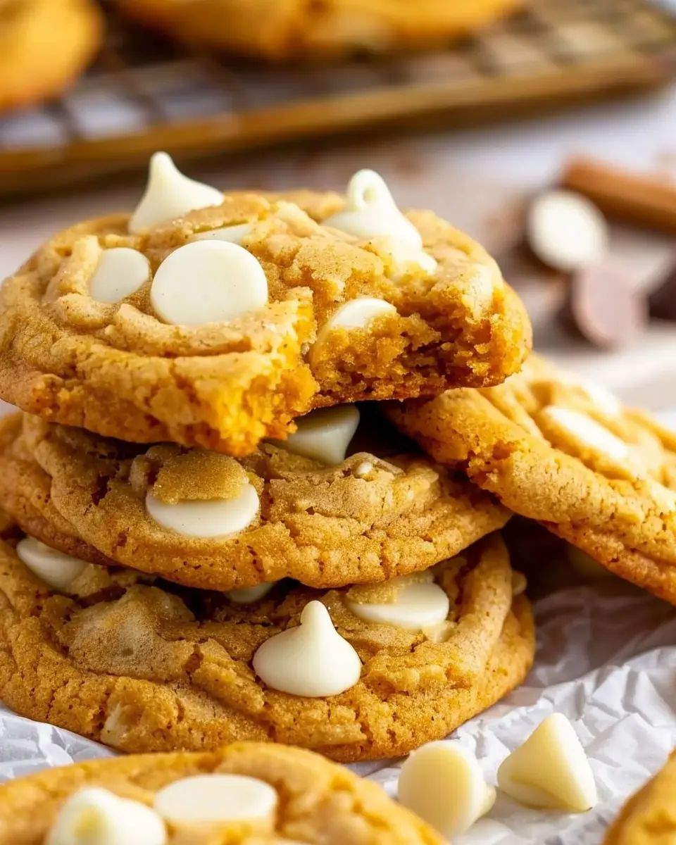 Pumpkin White Chocolate Chip Cookies: The Best Fall Treats
