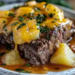 Slow Cooker Steak Cheddar Potato