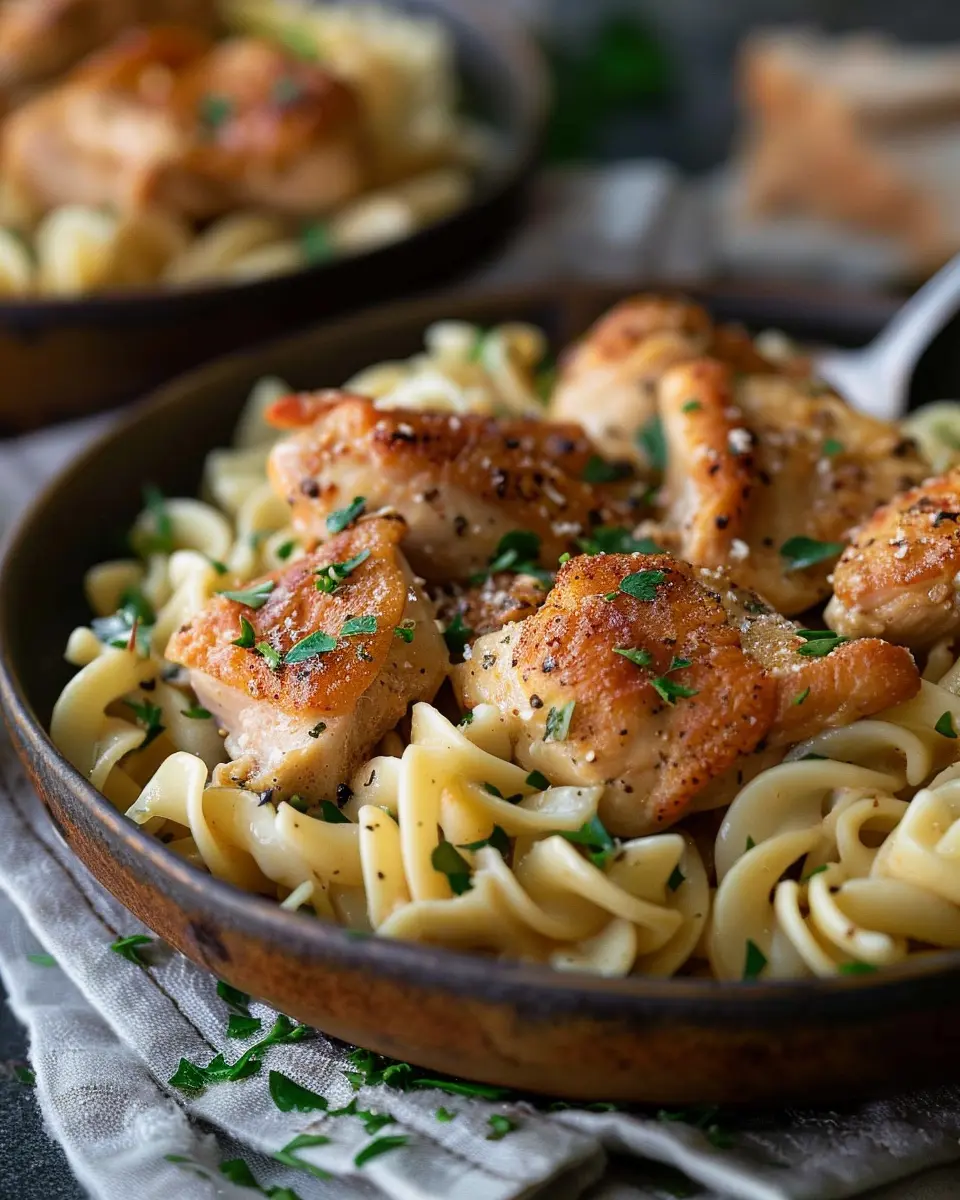 Chicken and Buttered Noodles: A Cozy Comfort Food Delight