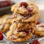 Raspberry Crumble Cookies