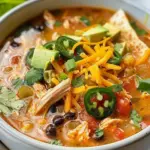 Crockpot Chicken Tortilla Soup