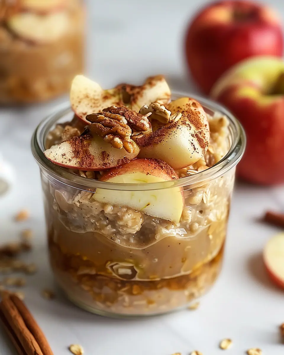 Apple Pie Overnight Oats: Easy and Delicious Breakfast Delight