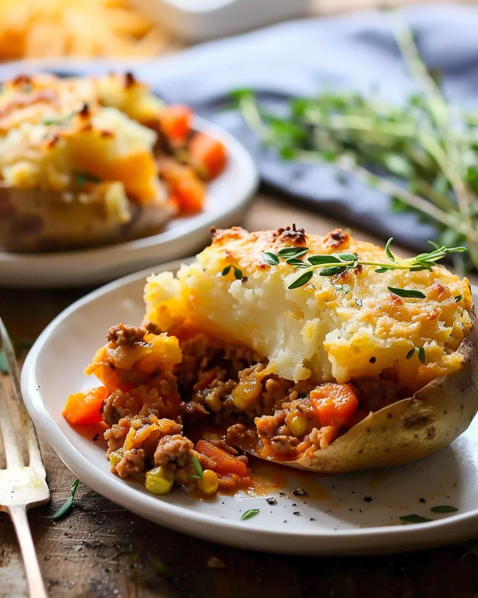 Shepherd’s Pie Baked Potatoes: A Comforting and Easy Twist
