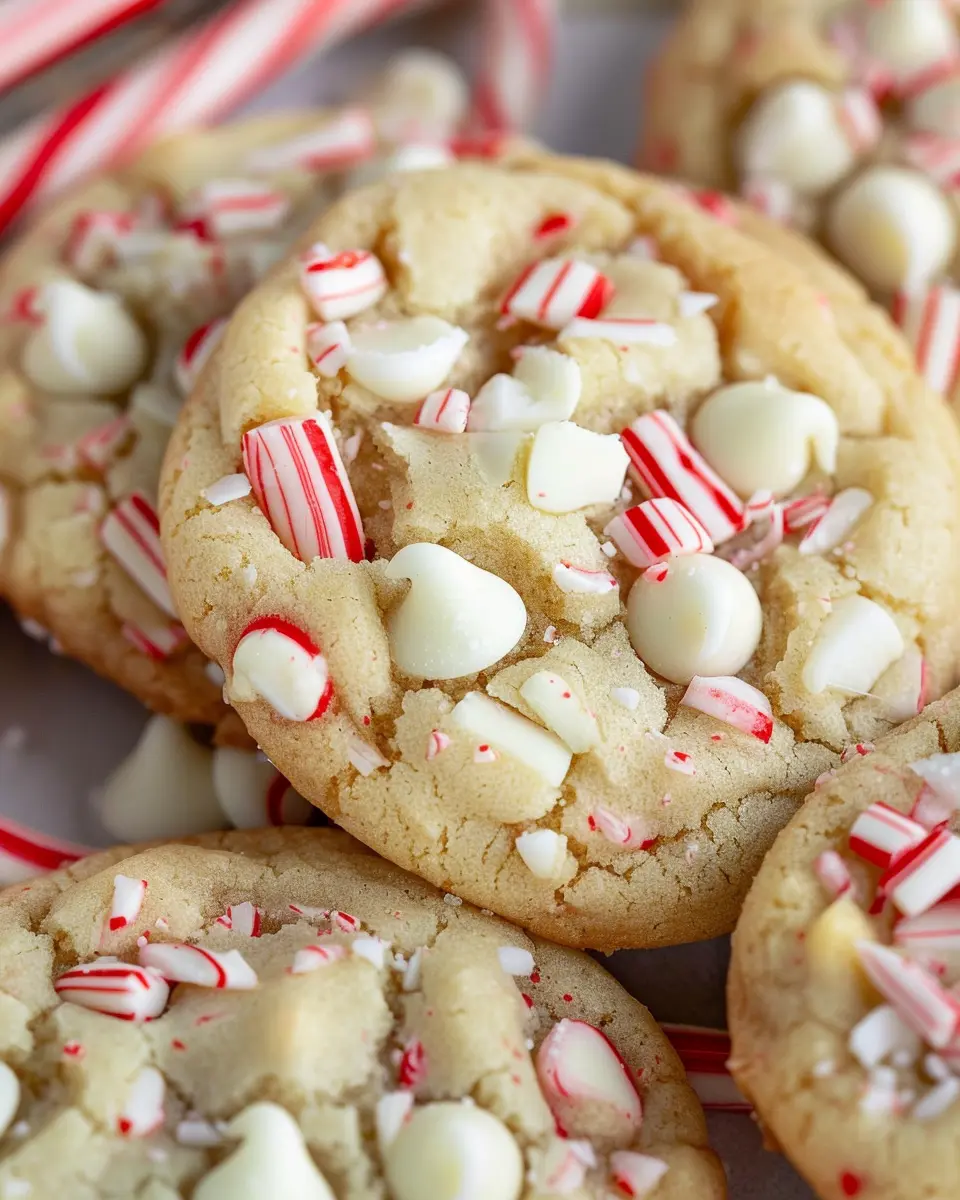 White Chocolate Peppermint Cookies: The Best Festive Treat