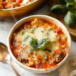 Easy Creamy Lasagna Soup
