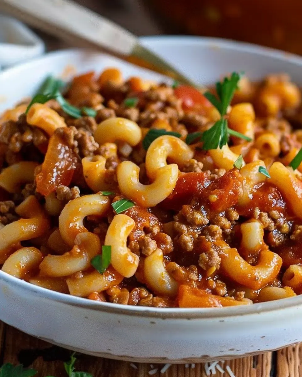Easy Goulash Recipe: A Hearty Twist with Turkey Bacon and Chicken Ham
