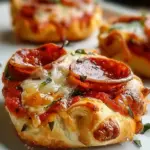 Mini Deep Dish Crescent Roll Pizzas