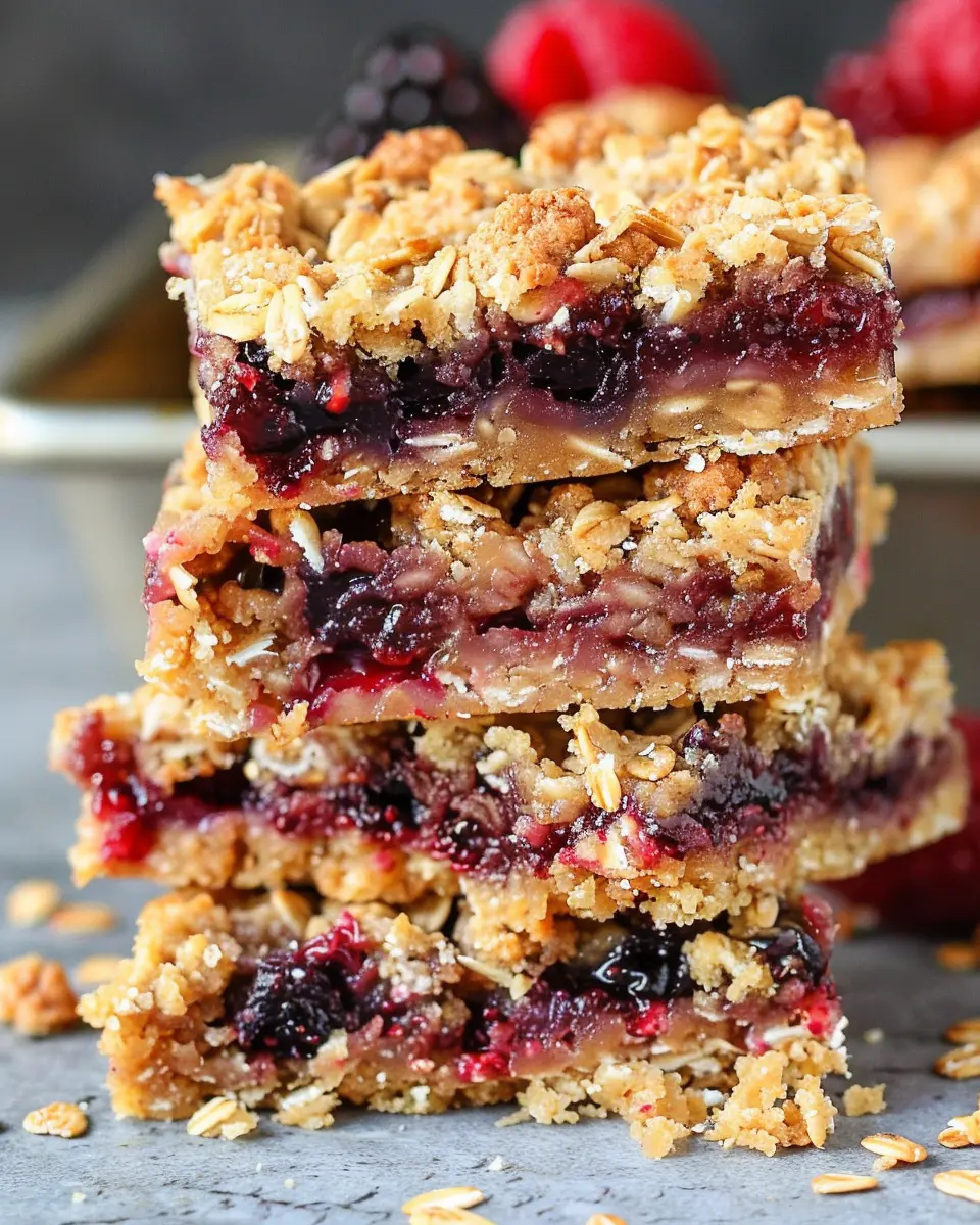 Berry Oat Bars: Easy, Homemade Treats for Guilt-Free Snacking
