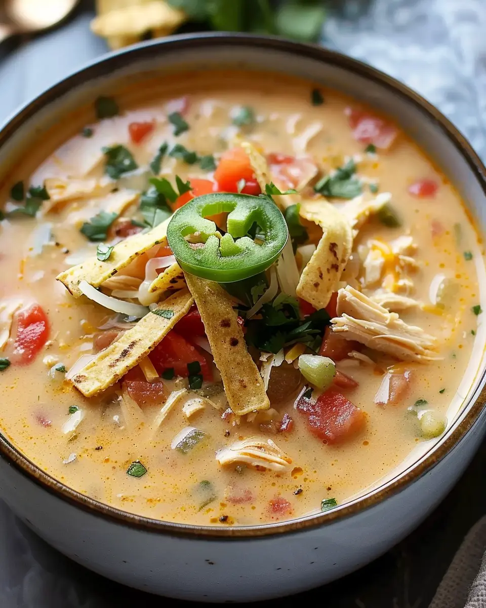 Creamy Chicken Tortilla Soup Recipe: A Cozy Bowl of Comfort