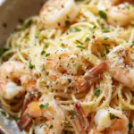 . Lemon Garlic Parmesan Shrimp Pasta