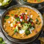 Cheesy Southwestern Chicken Tortilla Soup