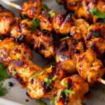 Air Fryer Bang Bang Chicken Skewers
