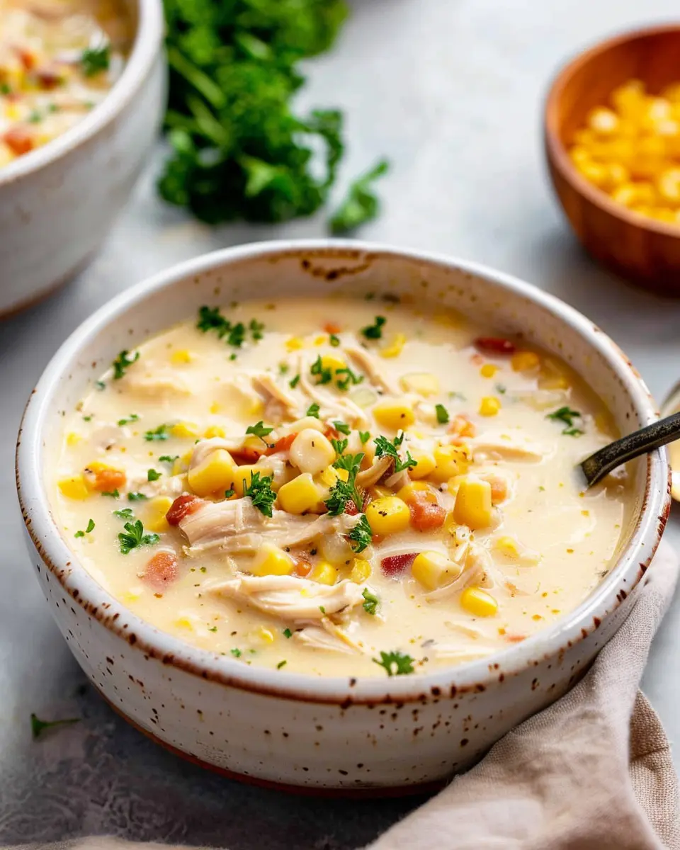 Crock Pot Chicken Corn Chowder: Easy Comfort with Turkey Bacon