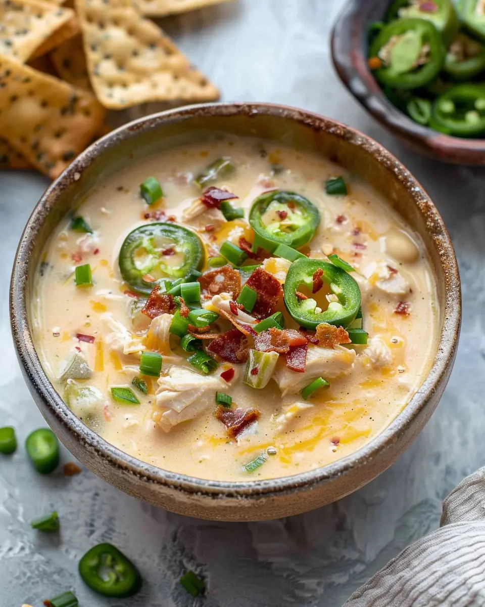 Jalapeno Popper Chicken Soup: Creamy and Indulgent Comfort Food