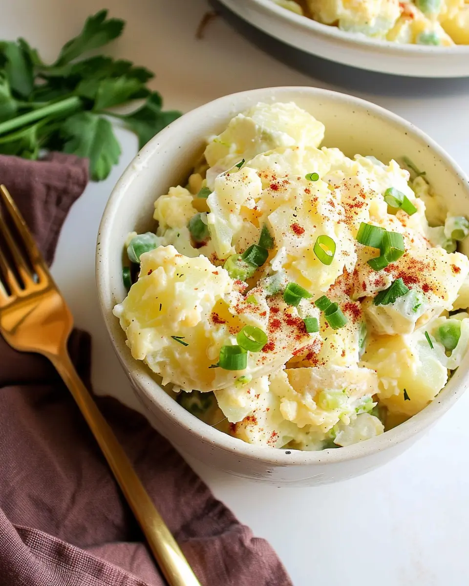 Southern Potato Salad: The Best Recipe with Turkey Bacon and Chicken Ham
