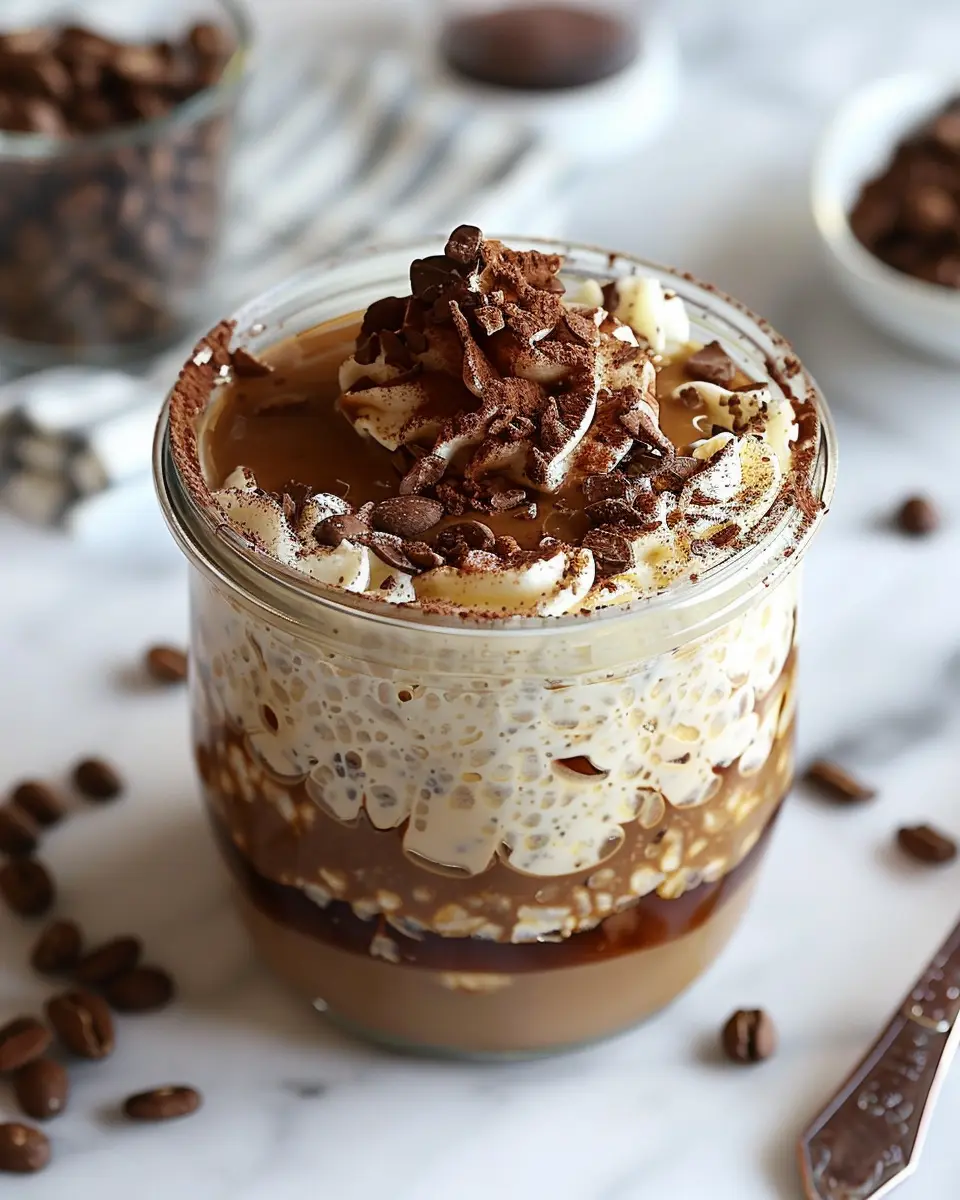 Tiramisu Overnight Oats: Easy Indulgence for Your Mornings