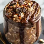 Chocolate Peanut Butter Overnight Oats
