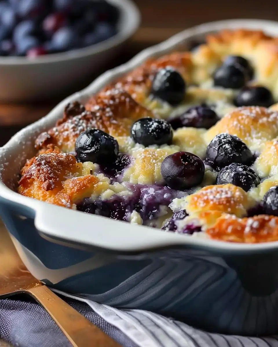 easy blueberry cottage cheese breakfast bake for a delightful start