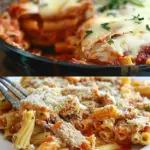 Chicken Parmesan & Pasta Casserole