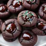 Chocolate Thumbprint Cookies