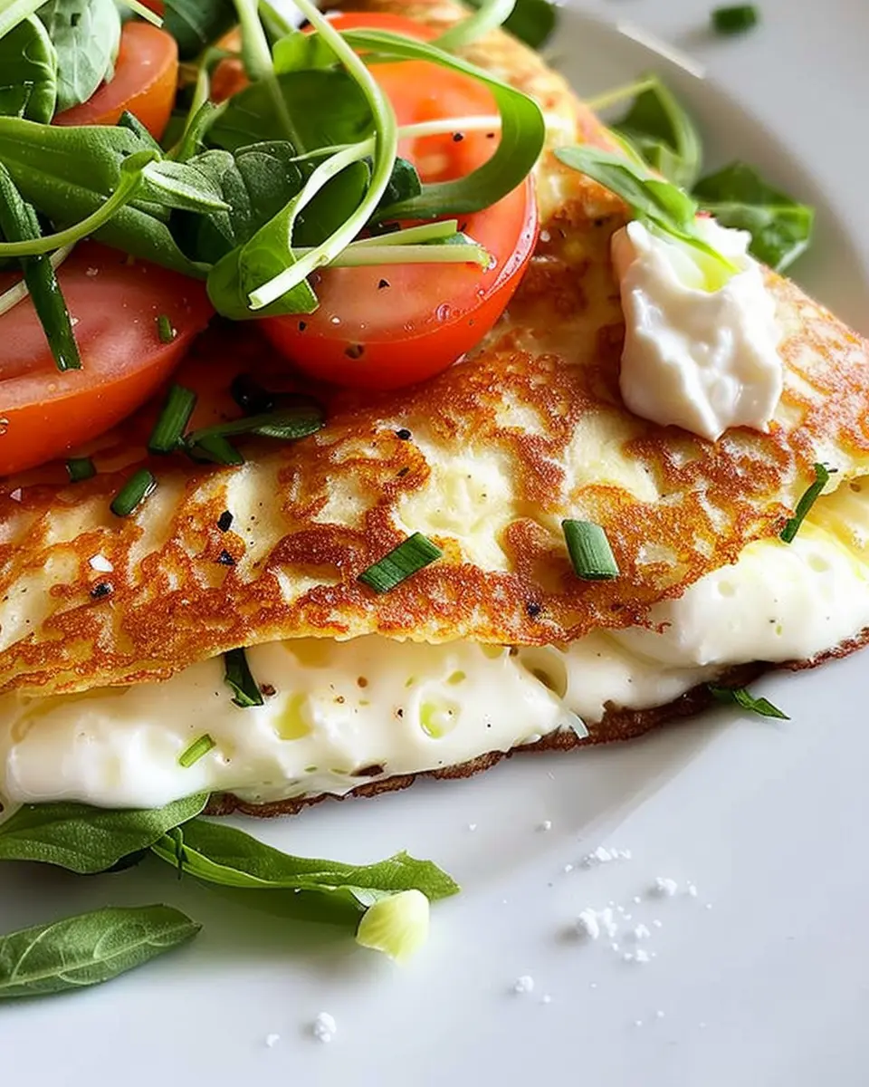 Mozzarella Omelet: Easy, Cheesy Delight with Turkey Bacon