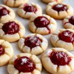 Raspberry Thumbprint Cookies