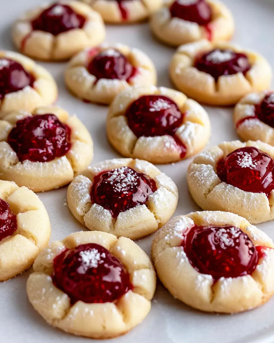 Raspberry Thumbprint Cookies: Easy Sweet Treats to Enjoy at Home