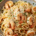 . Lemon Garlic Parmesan Shrimp Pasta