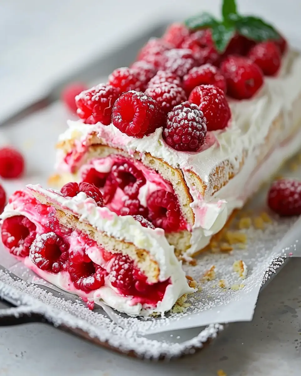 Raspberry Roll Cake: A Delightfully Easy Treat for Your Kitchen