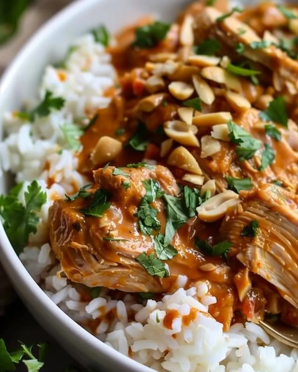 Slow Cooker Peanut Chicken: Easy and Irresistibly Flavorful Recipe
