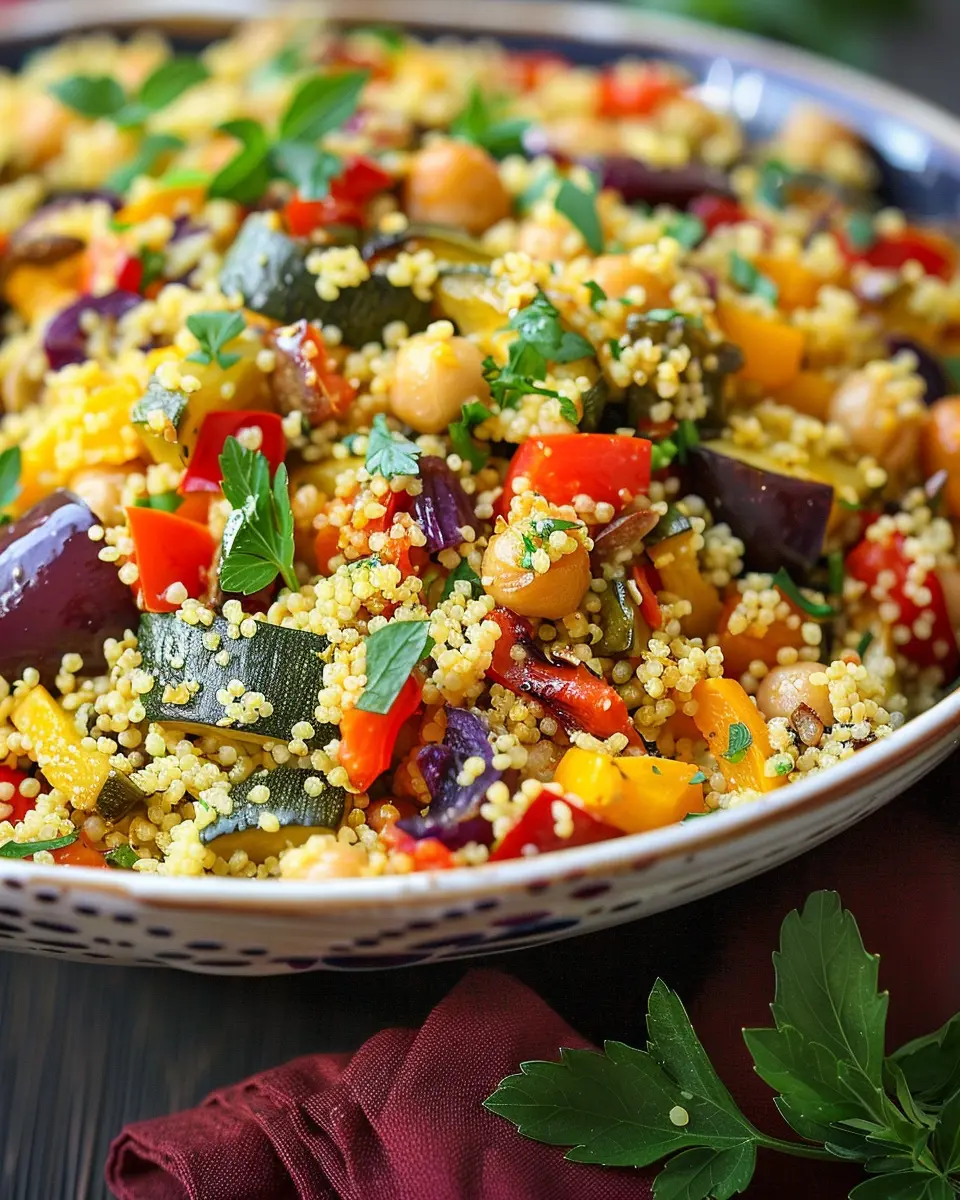 Roasted Vegetable Couscous: A Healthy, Easy Delight at Home