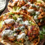 Sheet Pan Chicken Pitas with Herby Ranch