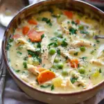 Creamy Chicken Veggie Soup