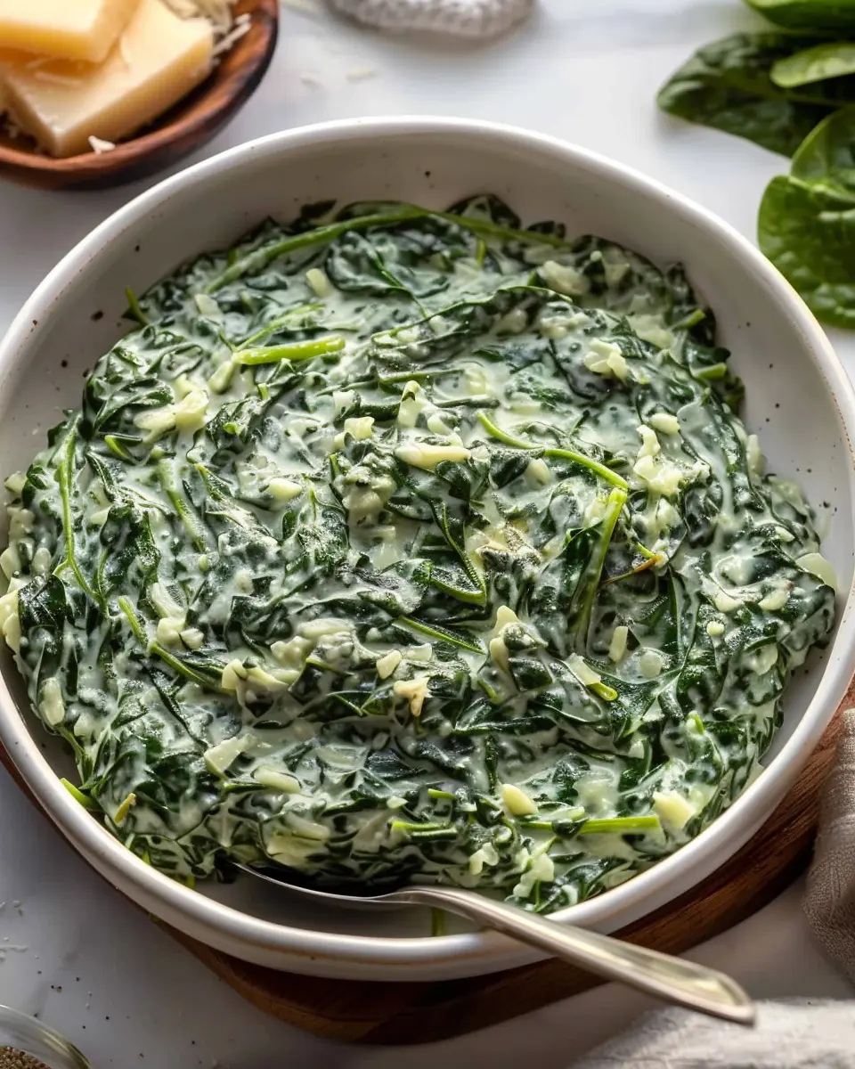 Easy Creamed Spinach: A Delicious Twist with Turkey Bacon