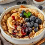 Baked Protein Pancake Bowl