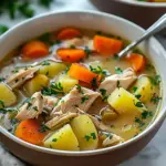 Comforting Chicken Soup with Potatoes