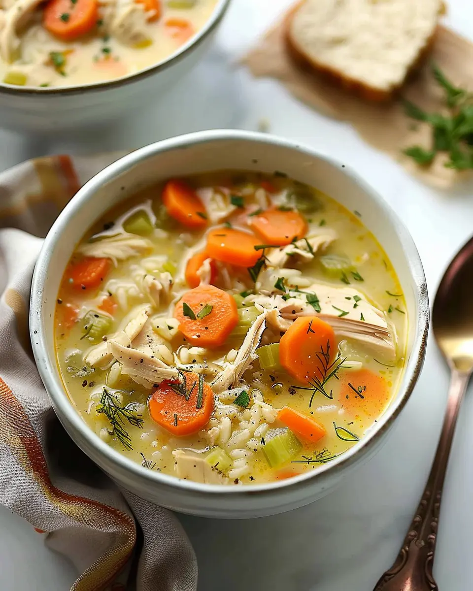 Healing Ginger Coconut Chicken Soup: A Cozy Bowl of Comfort and Wellness