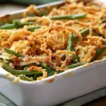 Gluten-Free Green Bean Casserole with Fried Onions