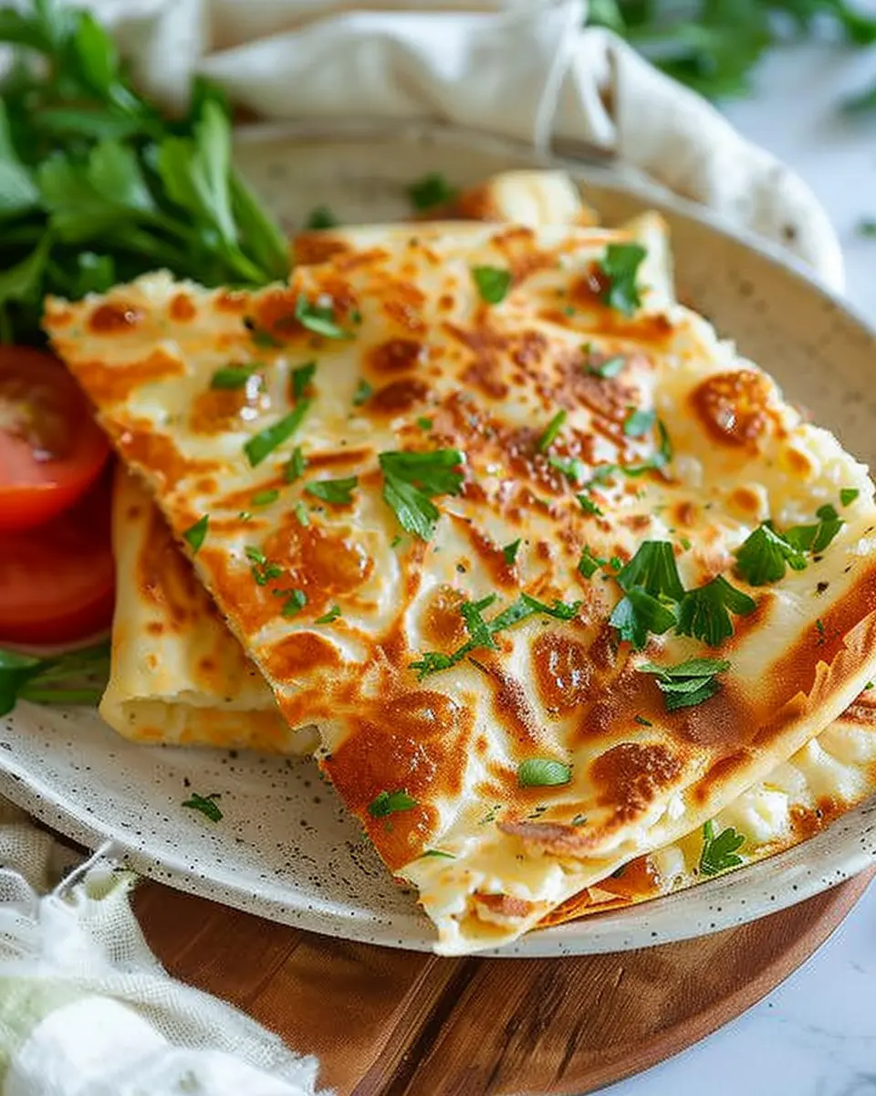 2 Ingredient High Protein Cottage Cheese Flatbread: Easy and Delicious