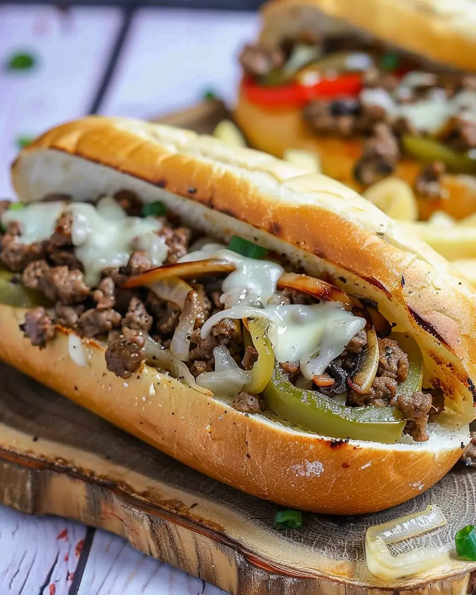 Ground Beef Philly Cheesesteak: Easy, Melty Deliciousness at Home