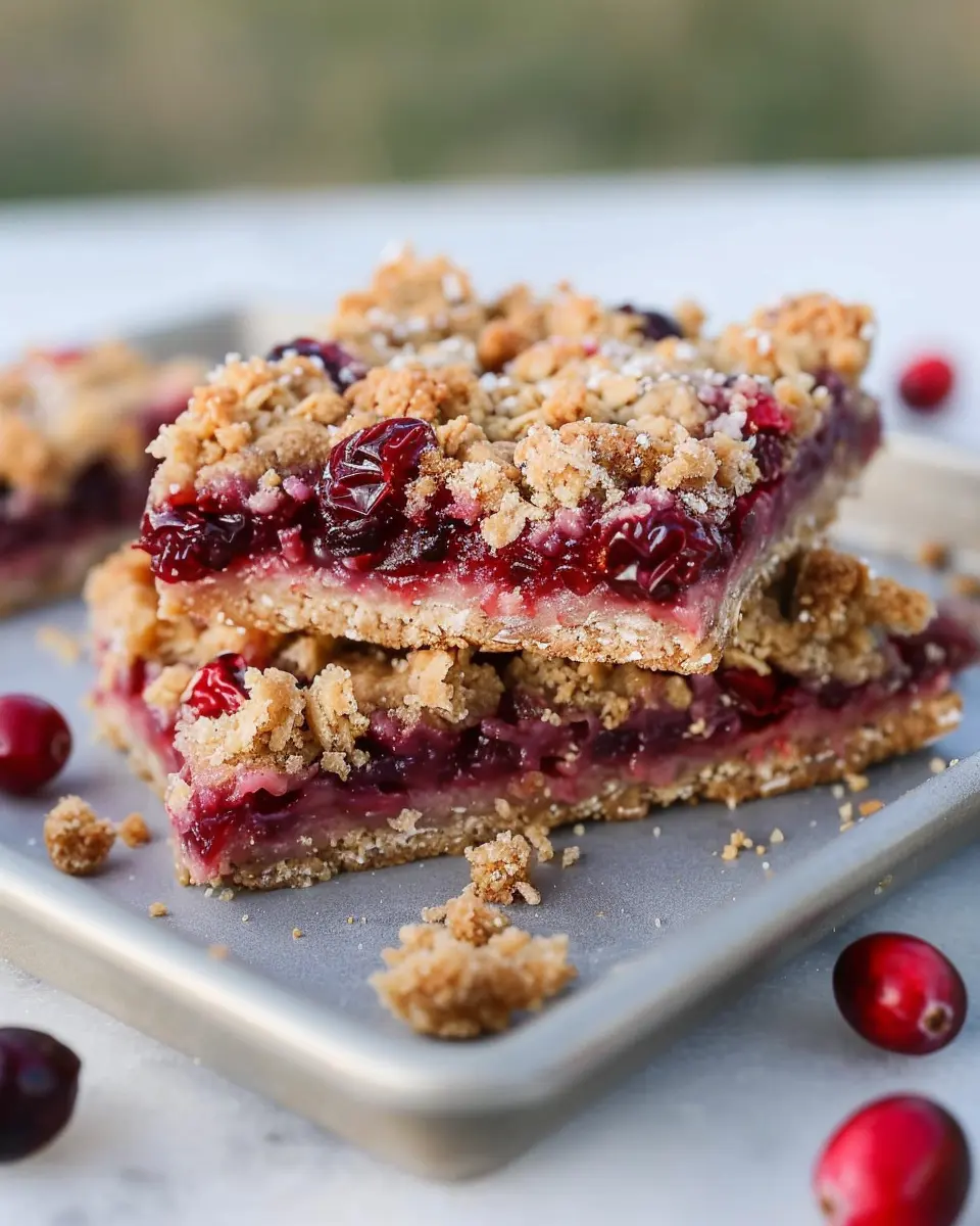 Cranberry Crumble Bars: The Best Homemade Treat for Everyone