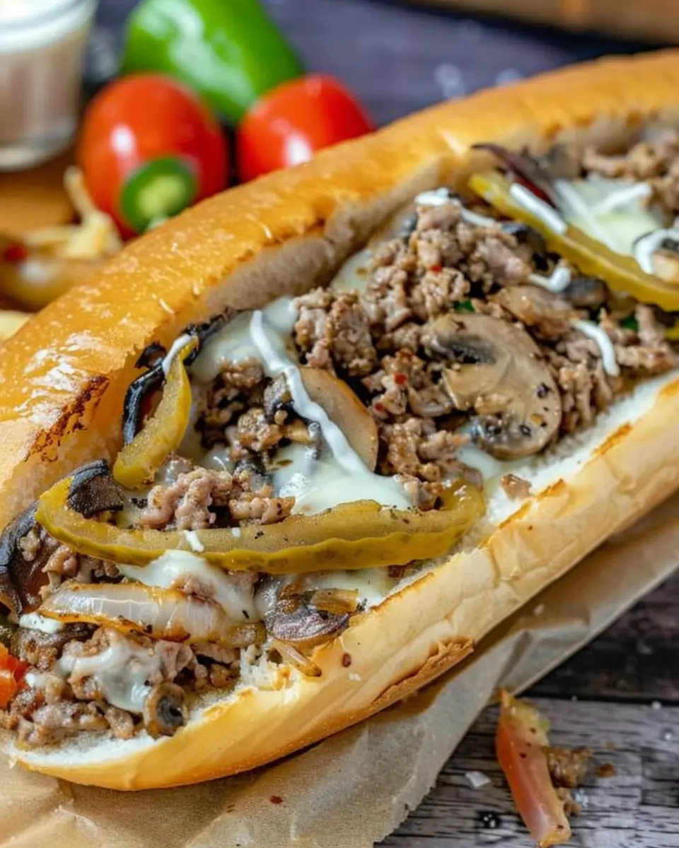 Ground Beef Philly Cheesesteak: Easy Recipe with Turkey Bacon Upgrade