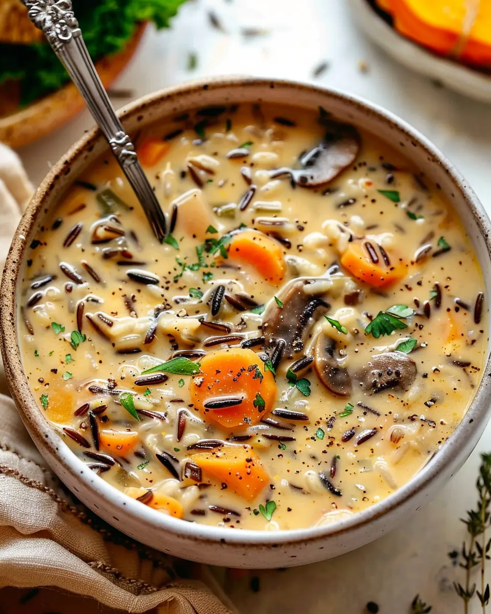 Cozy Autumn Wild Rice Soup: A Warm and Wholesome Delight