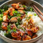Sticky Chicken Rice Bowls
